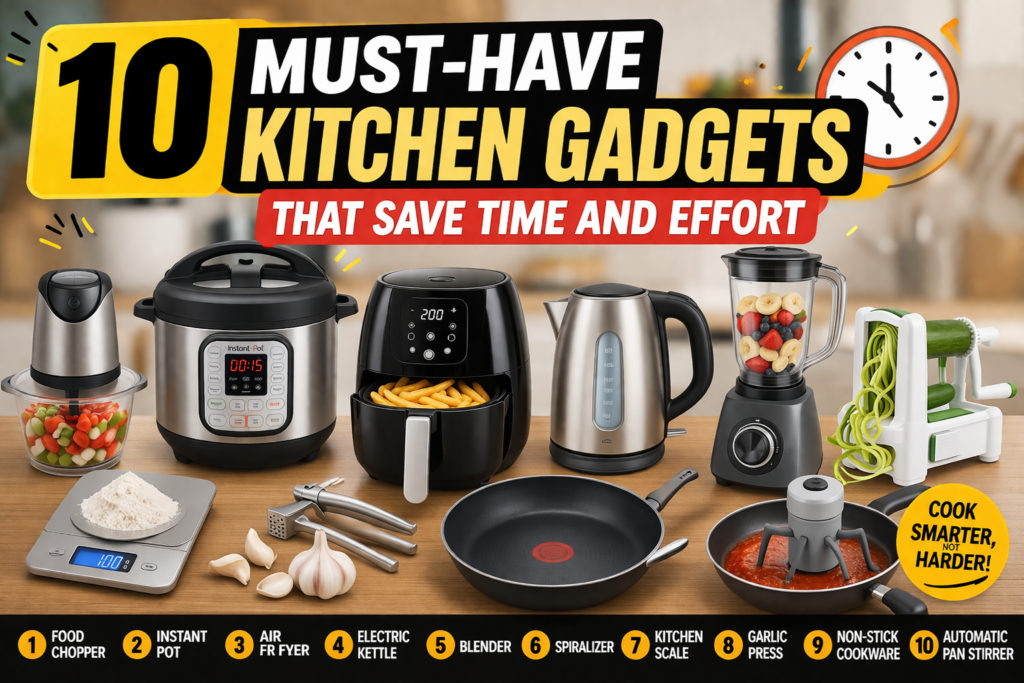 10 Must-Have Kitchen Gadgets That Save Time and Effort