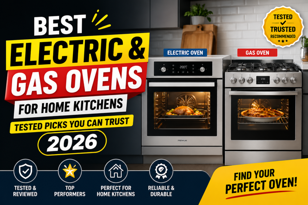 Best Electric & Gas Ovens for Home Kitchens (Tested Picks You Can Trust in 2026)