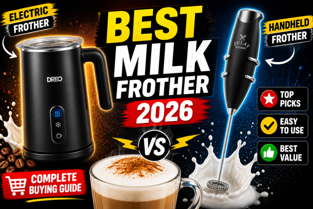 Best Electric & Handheld Milk Frothers (2026 Complete Buying Guide)
