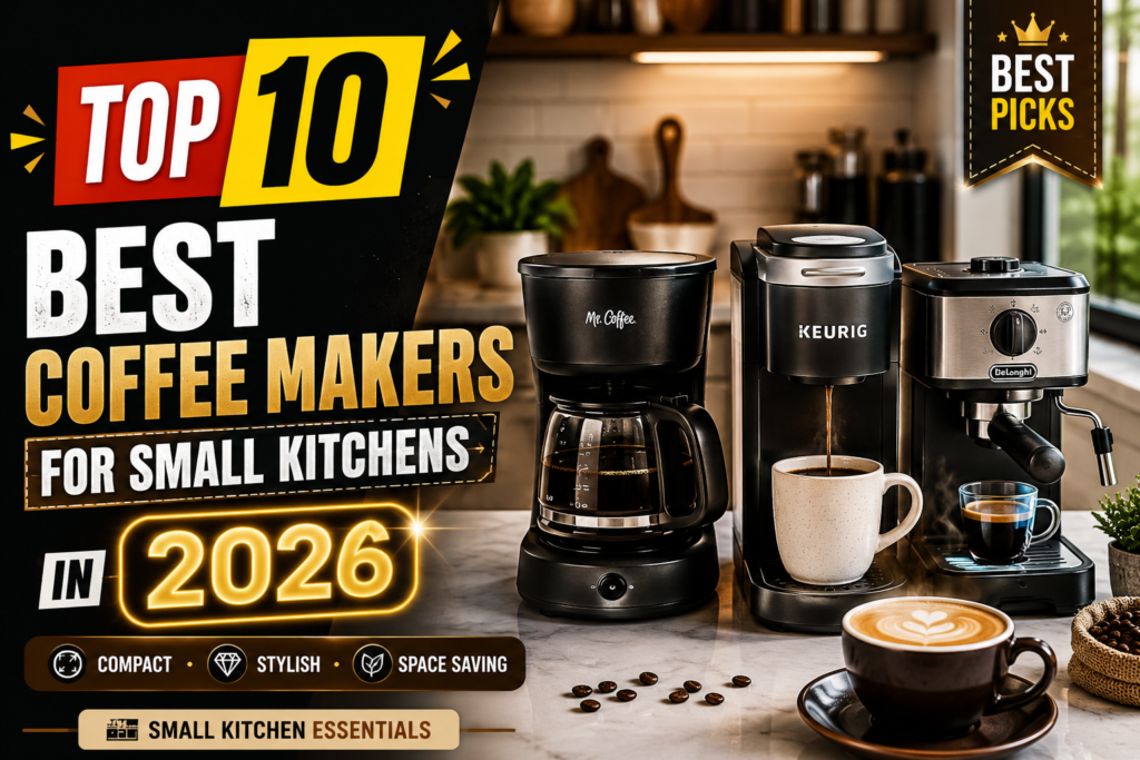 Top 10 Best Coffee Makers for Small Kitchens in 2026