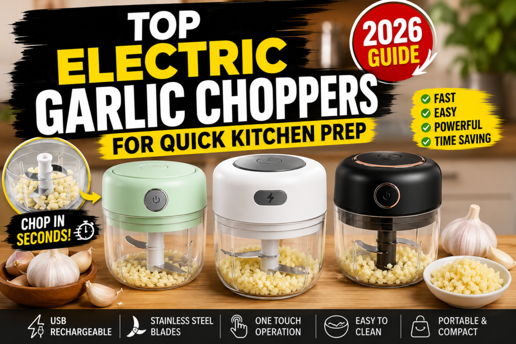 Top Electric Garlic Choppers for Quick Kitchen Prep (2026 Guide)