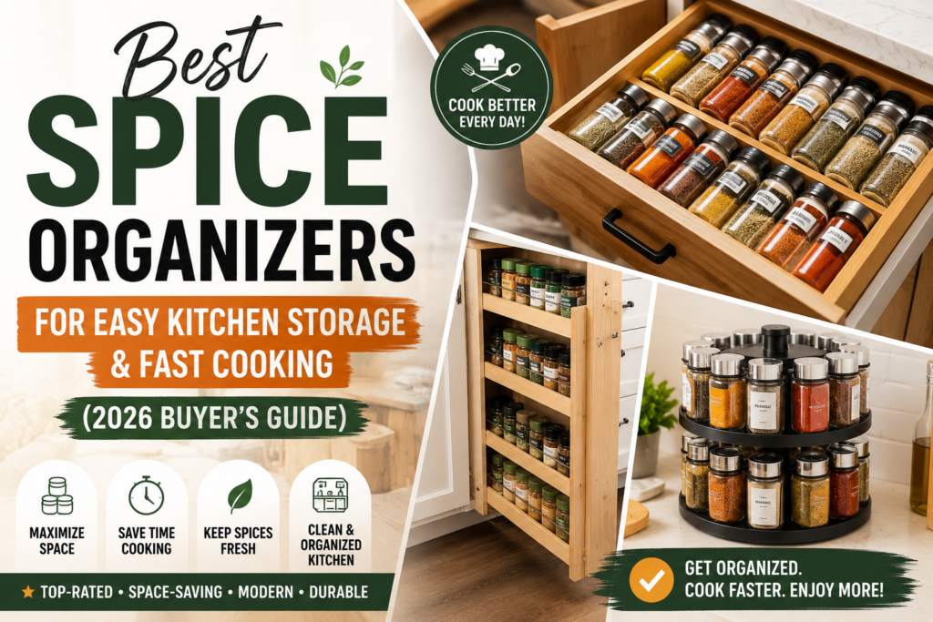 Best Spice Organizers for Easy Kitchen Storage & Fast Cooking (2026 Buyer’s Guide)