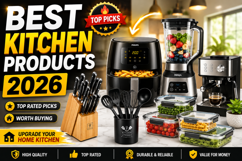 Best Kitchen Products for Home Use in 2026 – Top Rated Picks Worth Buying