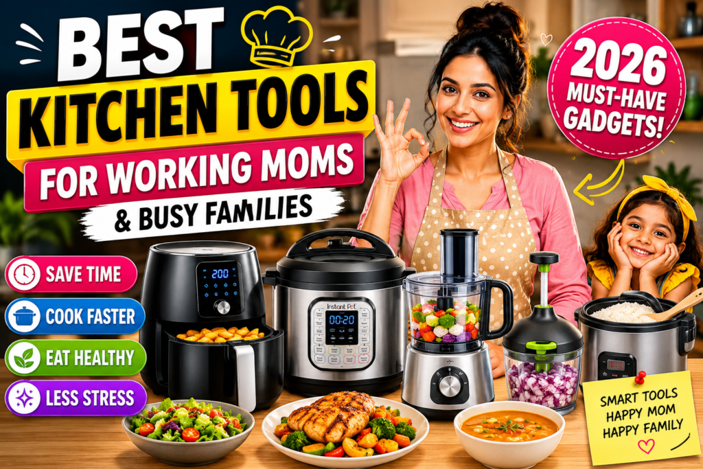Best Kitchen Tools for Working Moms and Busy Families: Essential Gadgets for Faster Cooking in 2026