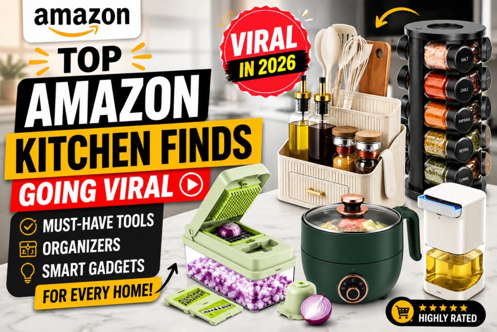 Top Amazon Kitchen Finds Going Viral in 2026: Must-Have Tools, Organizers, and Smart Gadgets for Every Home