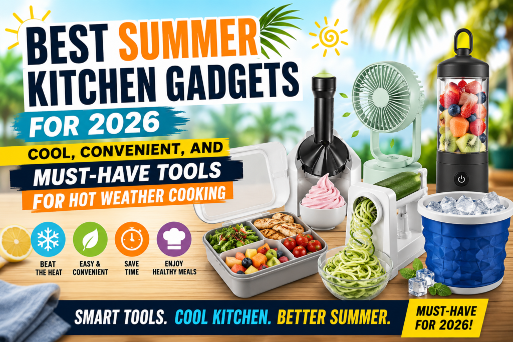 Best Summer Kitchen Gadgets for 2026: Cool, Convenient, and Must-Have Tools for Hot Weather Cooking