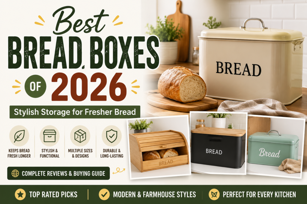Top Bread Boxes to Buy in 2026: Stylish Storage Solutions for Fresh Homemade and Store-Bought Bread