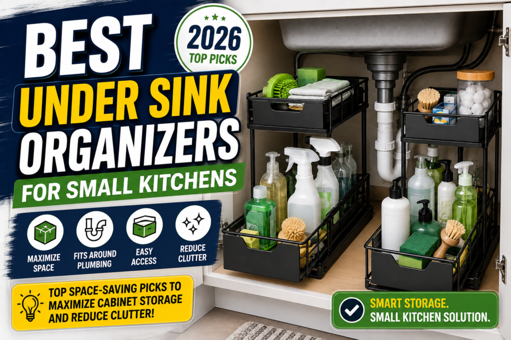Best Under Sink Organizers for Small Kitchens in 2026: Top Space-Saving Picks to Maximize Cabinet Storage and Reduce Clutter