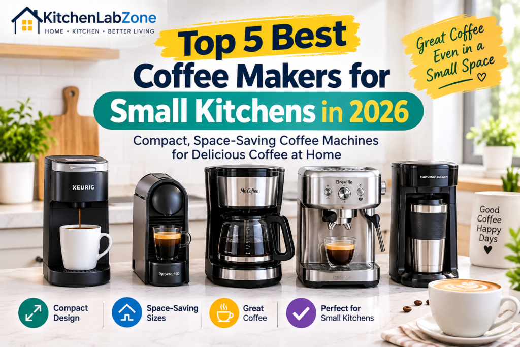 Top 5 Best Coffee Makers for Small Kitchens in 2026: Compact, Space-Saving Coffee Machines for Delicious Coffee at Home
