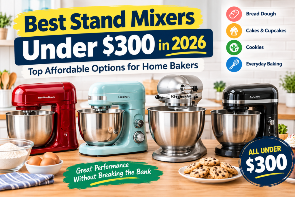 Best Stand Mixers Under $300 in 2026: Top Affordable Options for Home Bakers