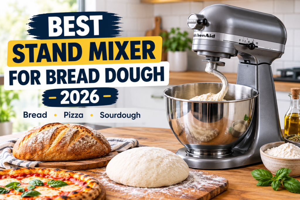 Best Stand Mixer for Bread Dough in 2026: Powerful Mixers for Homemade Bread & Pizza Dough