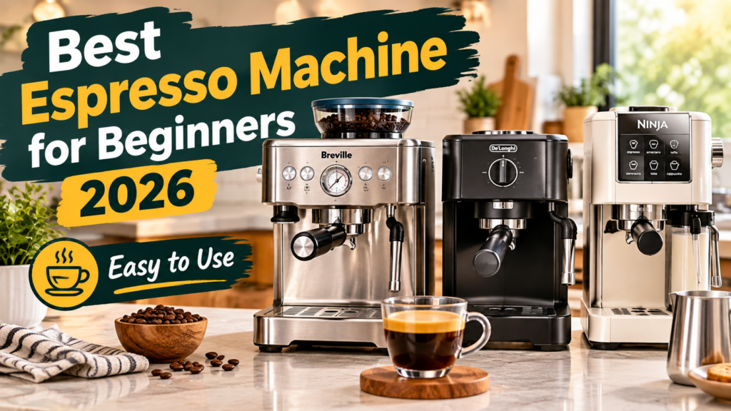 Best Espresso Machine for Beginners in 2026: Easy-to-Use Machines for Barista-Style Coffee