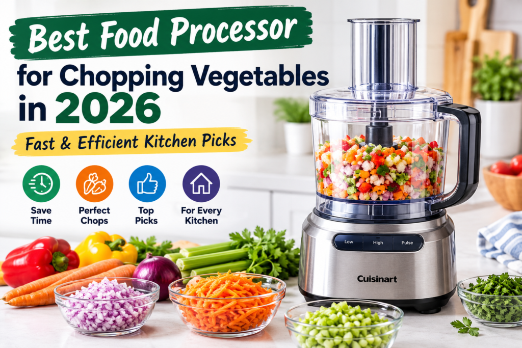 Best Food Processor for Chopping Vegetables in 2026: Fast & Efficient Kitchen Picks