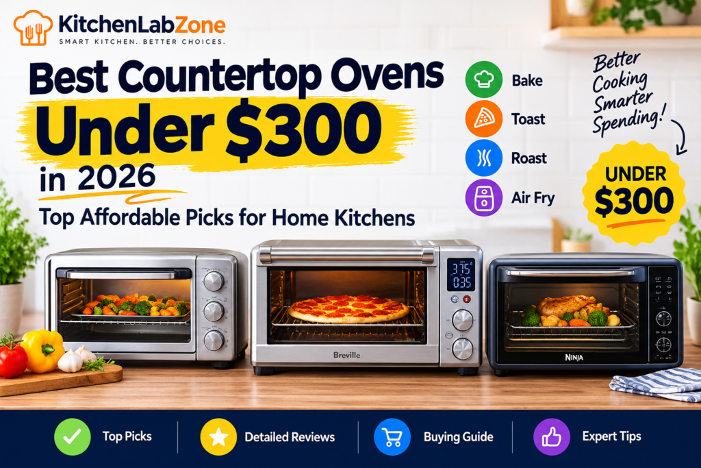 Best Countertop Ovens Under $300 in 2026: Top Affordable Picks for Home Kitchens