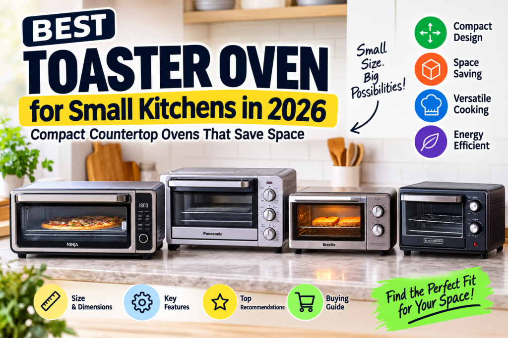 Best Toaster Oven for Small Kitchens in 2026: Compact Countertop Ovens That Save Space