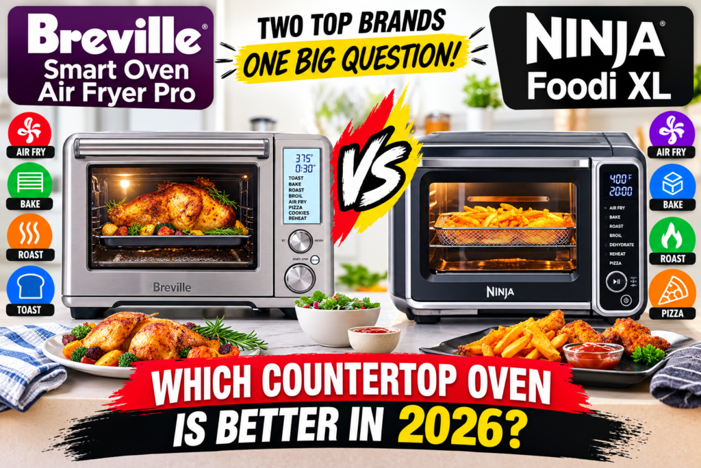 Breville Smart Oven Air Fryer Pro vs Ninja Foodi XL: Which Countertop Oven Is Better in 2026?