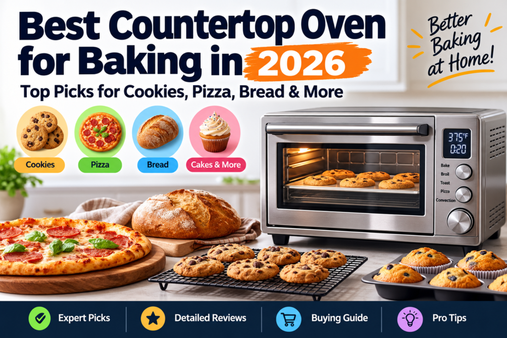 Best Countertop Oven for Baking in 2026: Top Picks for Cookies, Pizza, Bread & More